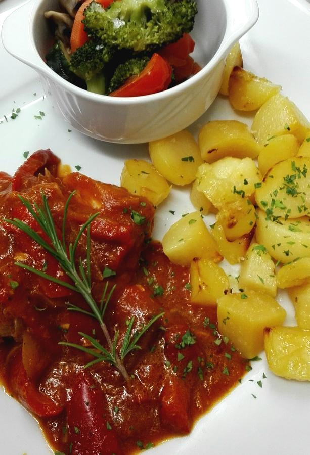 Pension Am Radweg & Ristorante Juani Wriezen Екстериор снимка